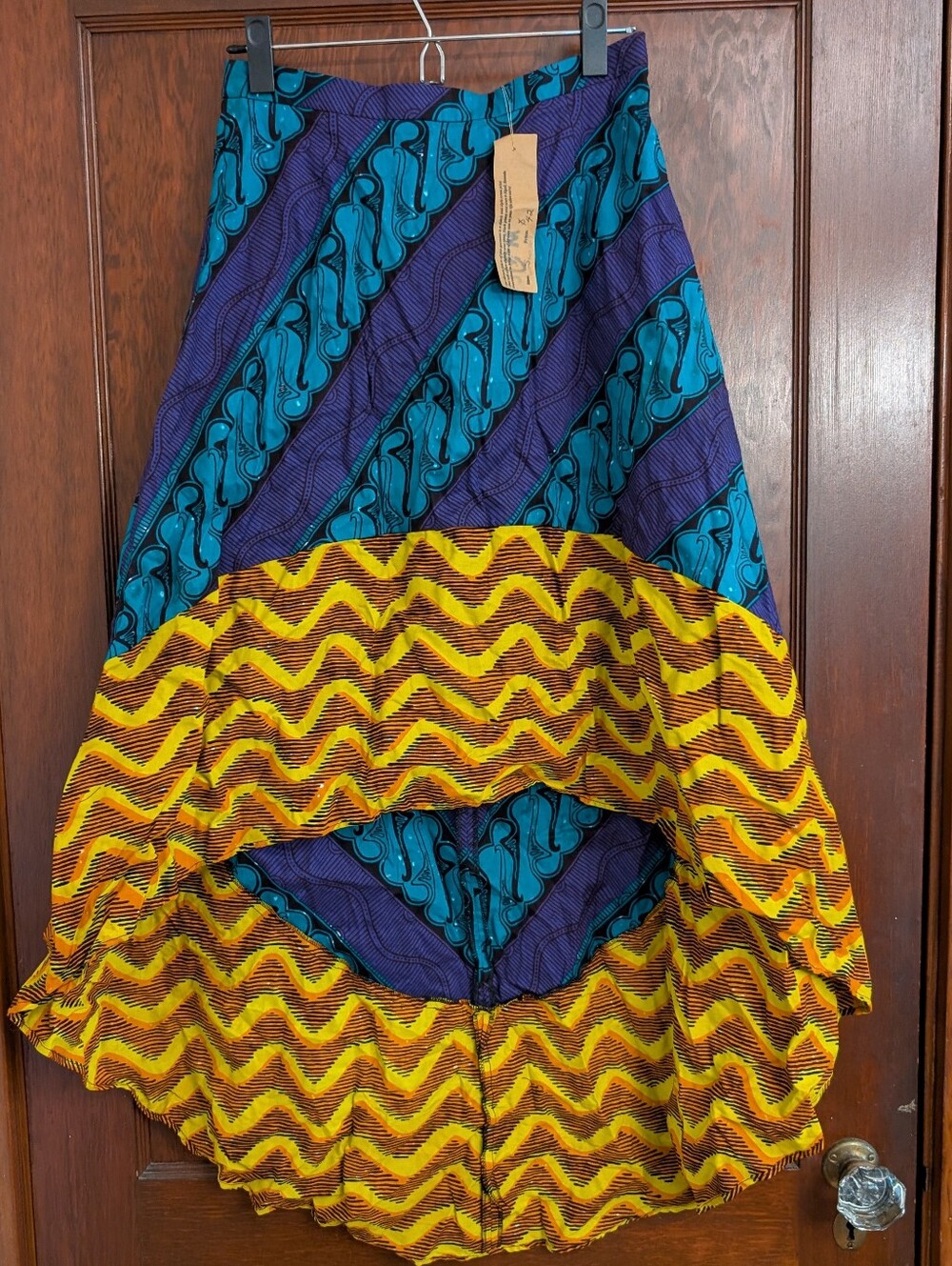 NWT! Handmade Rwandan High-low Skirt